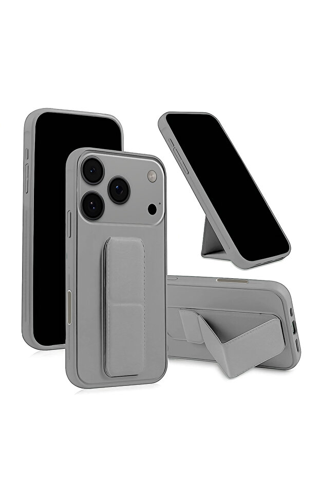 Apple iPhone 17 Pro 5G 2025 Hand Grip Foldable Magnetic Kickstand Case Cover