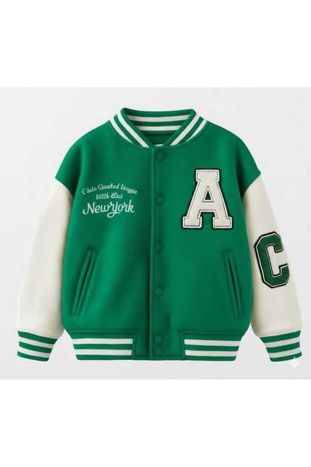 Boy's Collage Style Fabric Jacket - 2