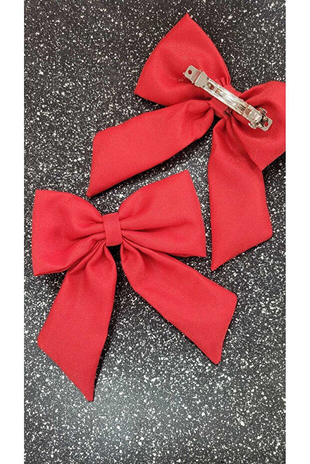 Large Size Bowknot Buckle with Ribbon Buckle with Hanging Element - 1
