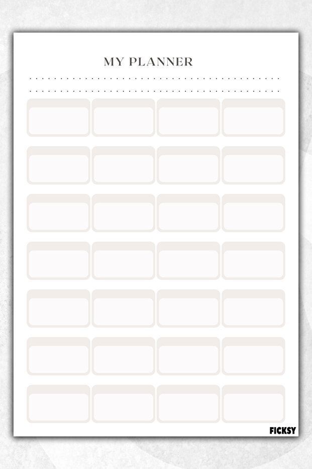 Timeless Multi-Purpose Daily Weekly Monthly Planner - A4 Size To Do - 30 Sheets - Planner