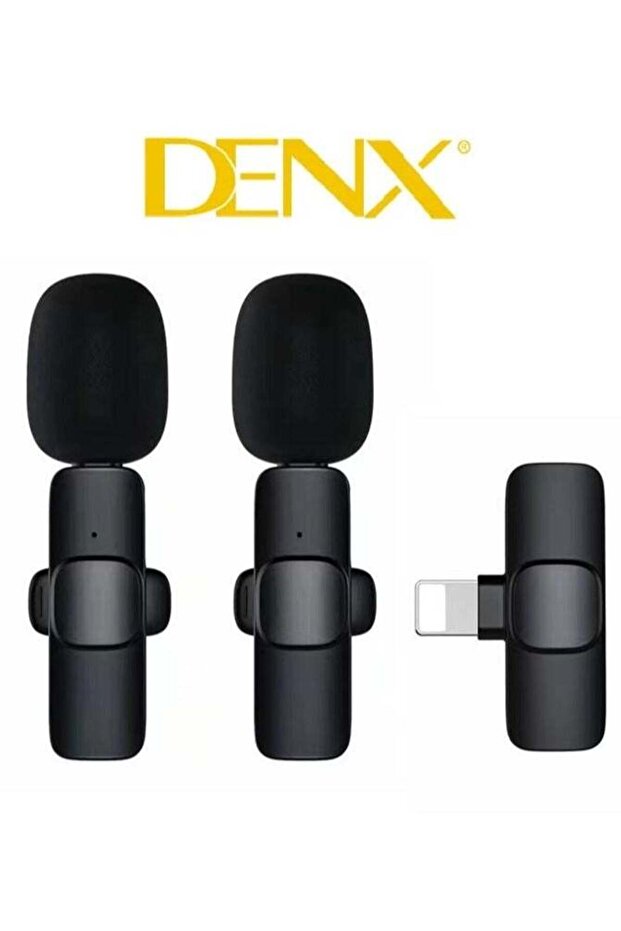 Dual Wireless Noise-Canceling Bluetooth Microphone for Video Recording and Live Streaming with - 1