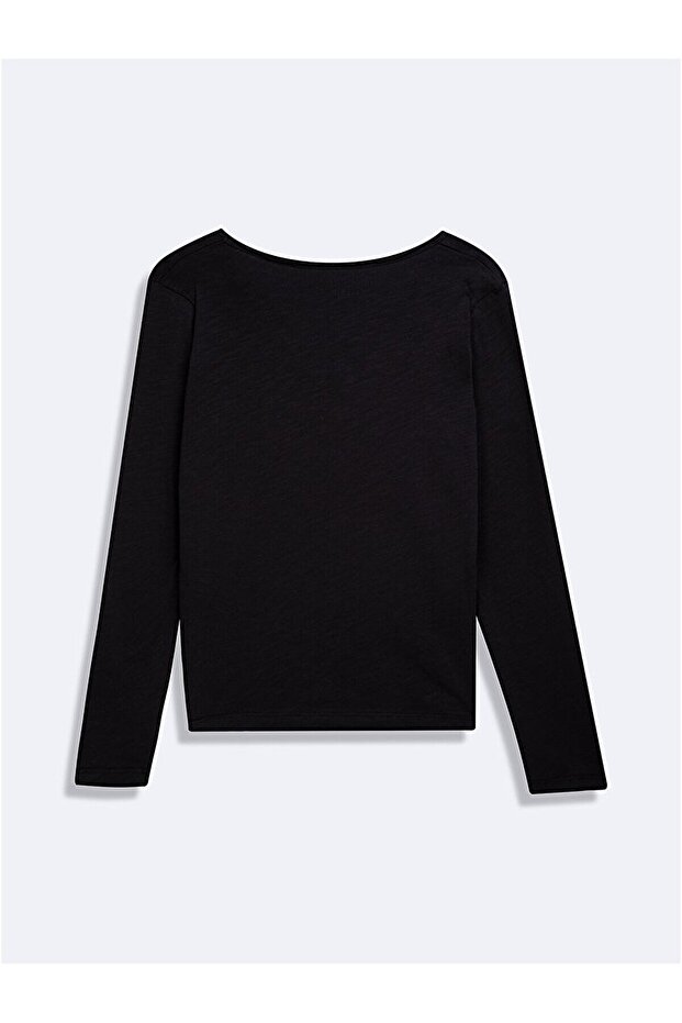 Siyah Sweatshırt - 2