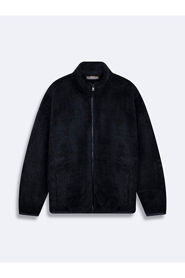 Lacivert Sweatshırt - 1