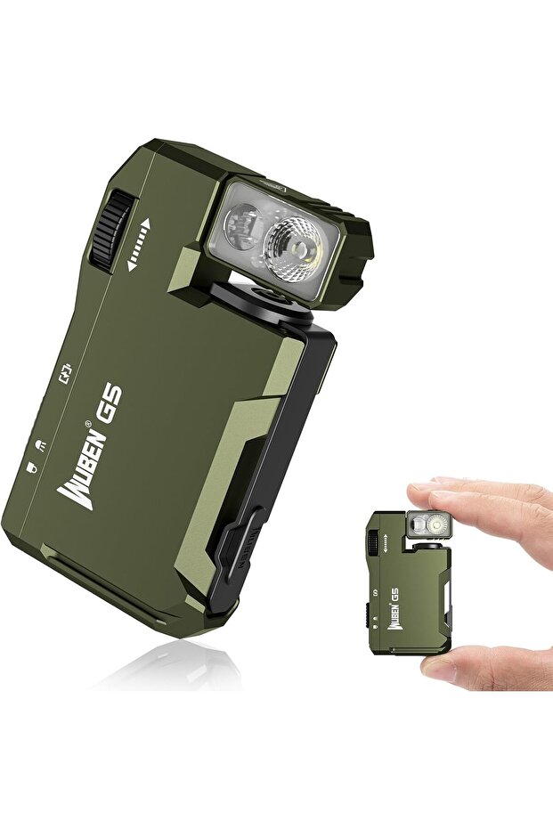 G5 Flashlight Rechargeable Torch Light, 400 Lumens Super Bright Keychain Flashlight with RGB l
