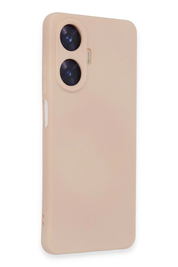 Sptrns Realme C55 Case Nano Inside Velvet Silicone (143143) - Powder