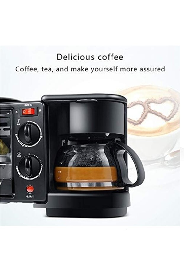 Multifunctional 3-in-1 Electric Breakfast Maker - 1