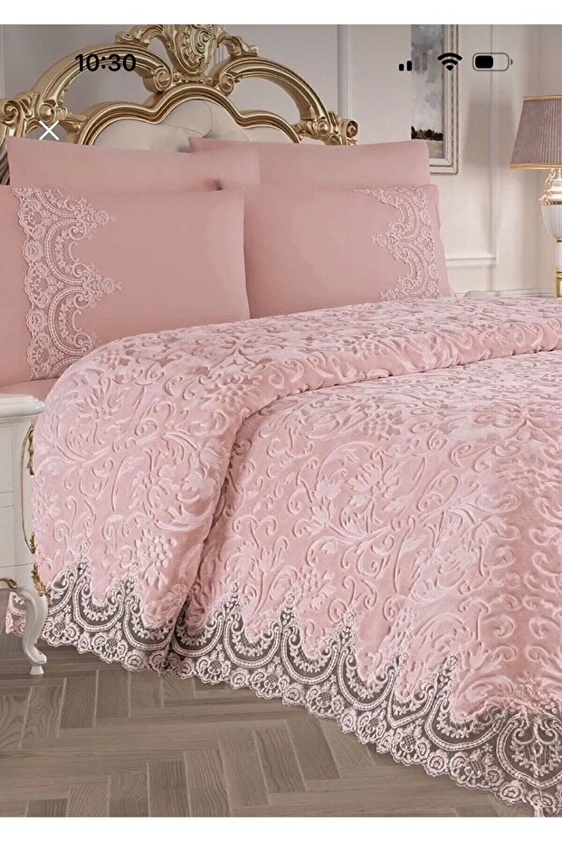 Lace - Double Blanket Set - Boxed - 1