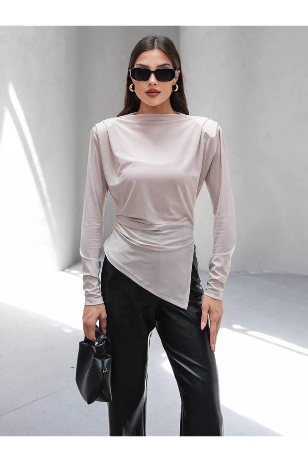 VATKALI SANDY BLUZ - 1