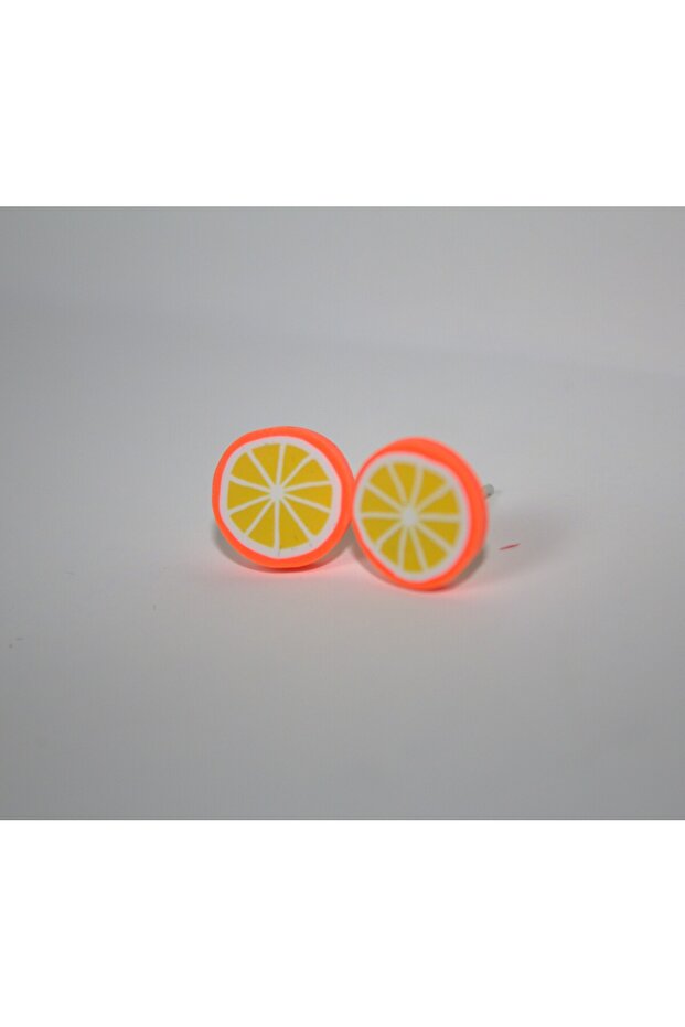 أقراط بلون البرتقال - 2