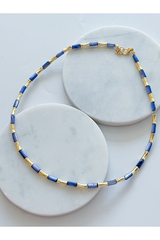 RENKLİ BORU KOLYE - 2