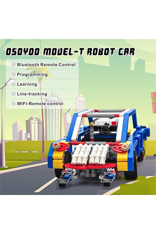 Model-T Robot Araba Seti | Building Arduino STEM Eğitim Kiti | Uygulamalı Programlama - 3