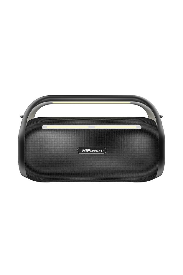 MusicBox 100 Powerful Wireless Bluetooth Speaker with 2 Microphones, Black