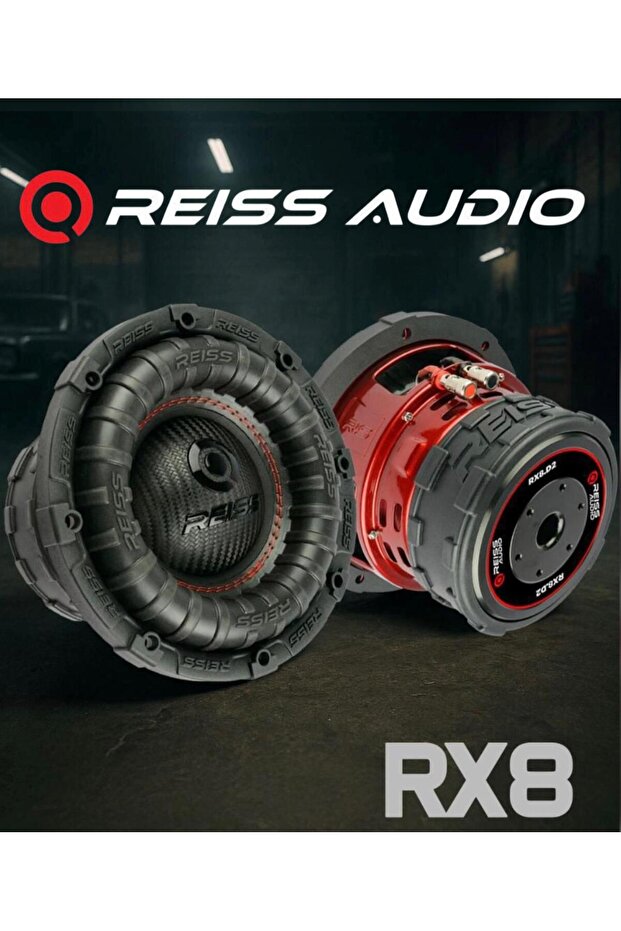 Audio RS-RX8 20 Cm SPL KÜÇÜK DEV 800 Watt 400 Rms D4 4+4 Ohm Subwoofer - 1