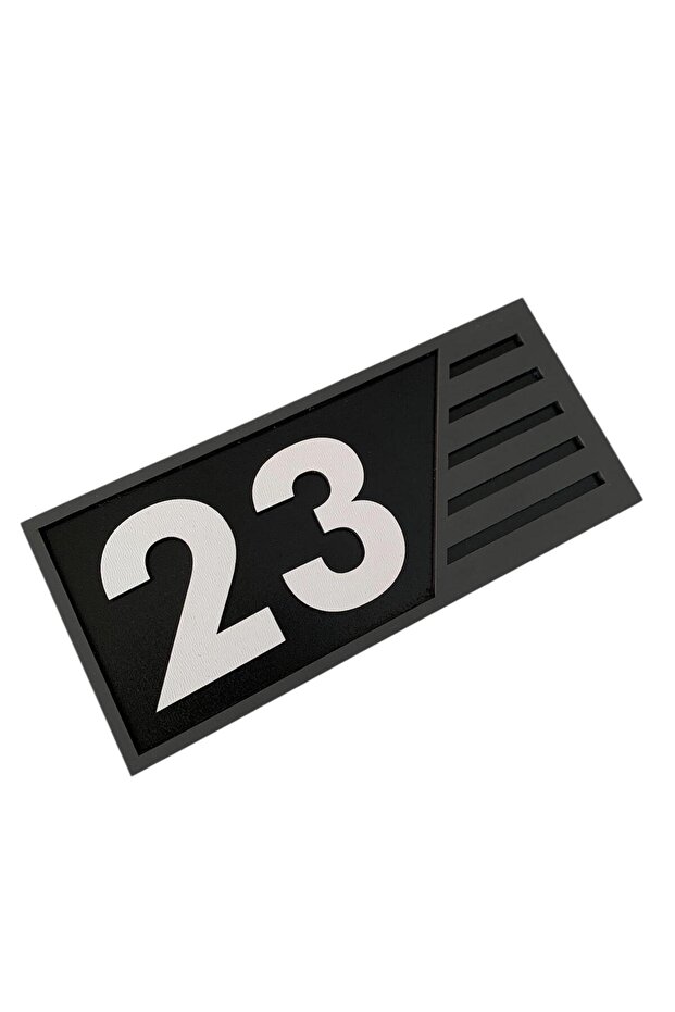 Ahşap Kapı Numaralığı (Gri/Antrasit) - 3