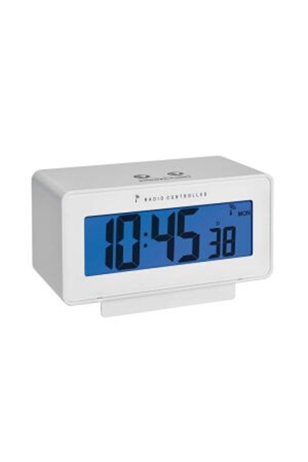 Thermometer and Hygrometer with Clock and Illuminated LCD Screen 60.2544.02 - 2