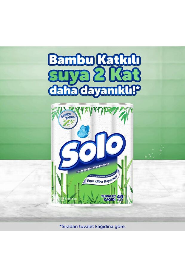 Bambu Tuvalet Kağıdı 40'lı x 3 120 rulo - 1