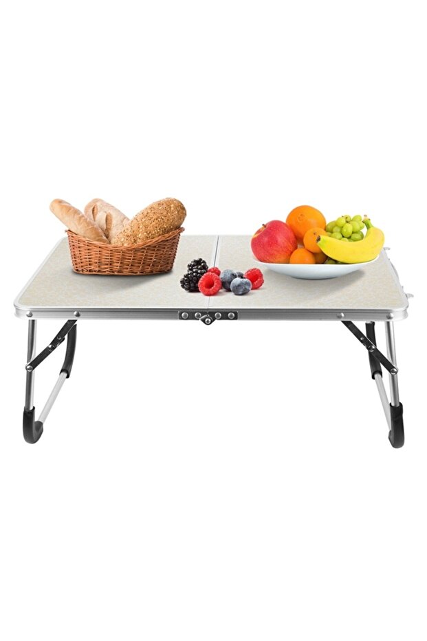 Folding camping table, Cream - 9