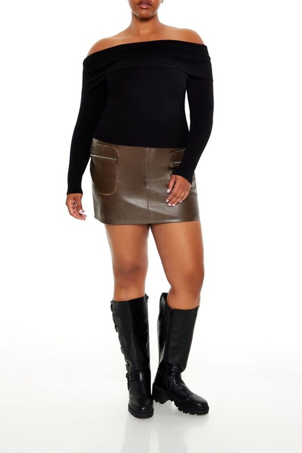 Plus Size Madonna Yaka Kazak - 4