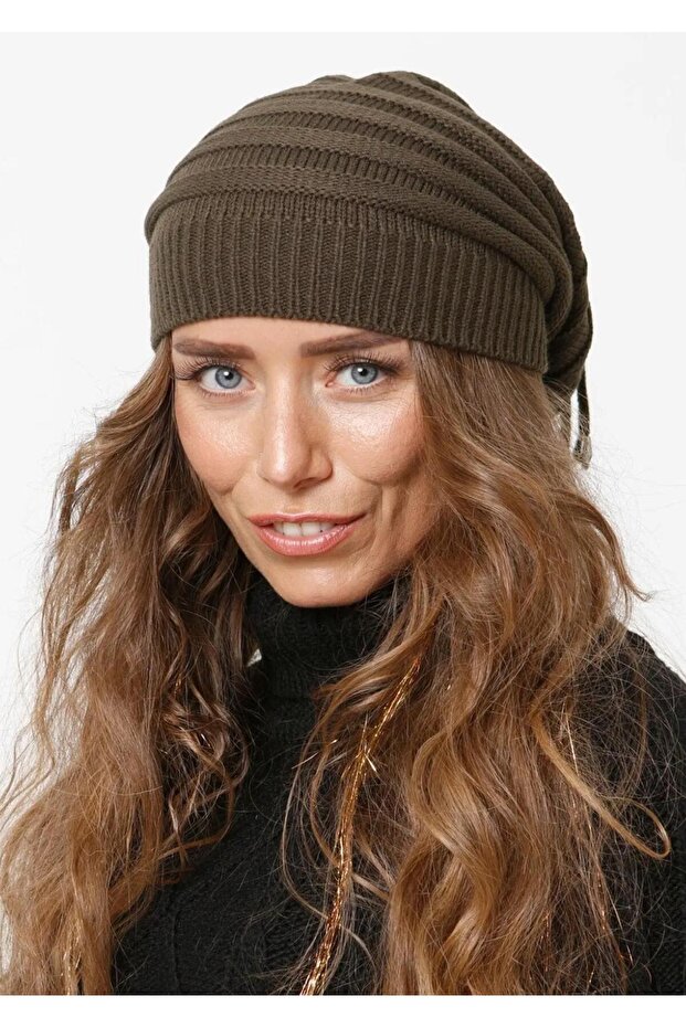 طوق رقبة شتوي وظيفي قابل للتعديل بحبل، قبعة - 3