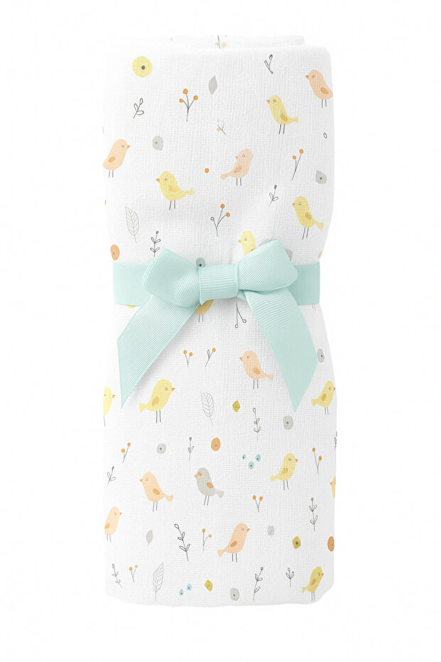 100% Cotton Muslin Baby Cover and Blanket, Swaddle, Nursing Cover, Shoulder Diaper
