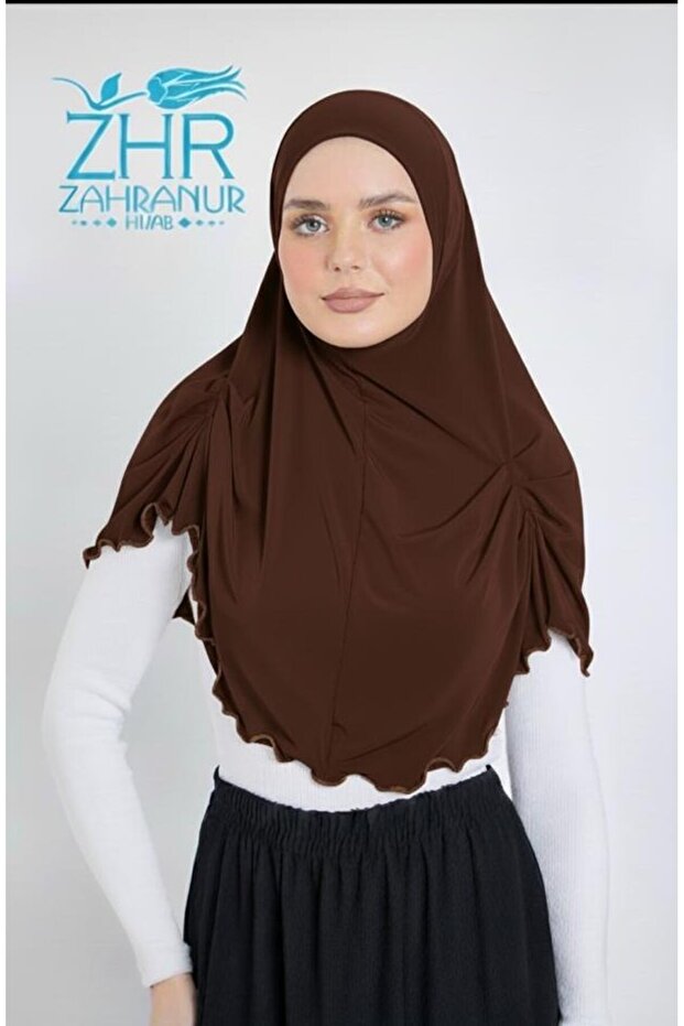 Pleated Practical Shawl-Scarf-Hijab- Prayer Headscarf