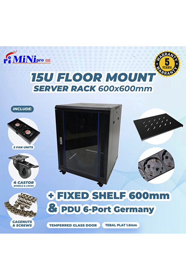 خزانة رفوف مثبتة على الحائط مقاس 15 وحدة - 2