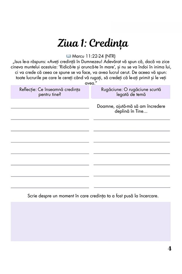 Prayer and Reflection Journal / Personal Development / Meditation - 4