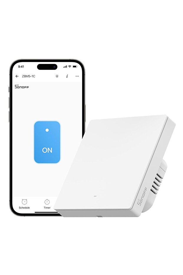 Smart switch ZBM5-1C-86W, Zigbee, 1 channel, 10A - 1