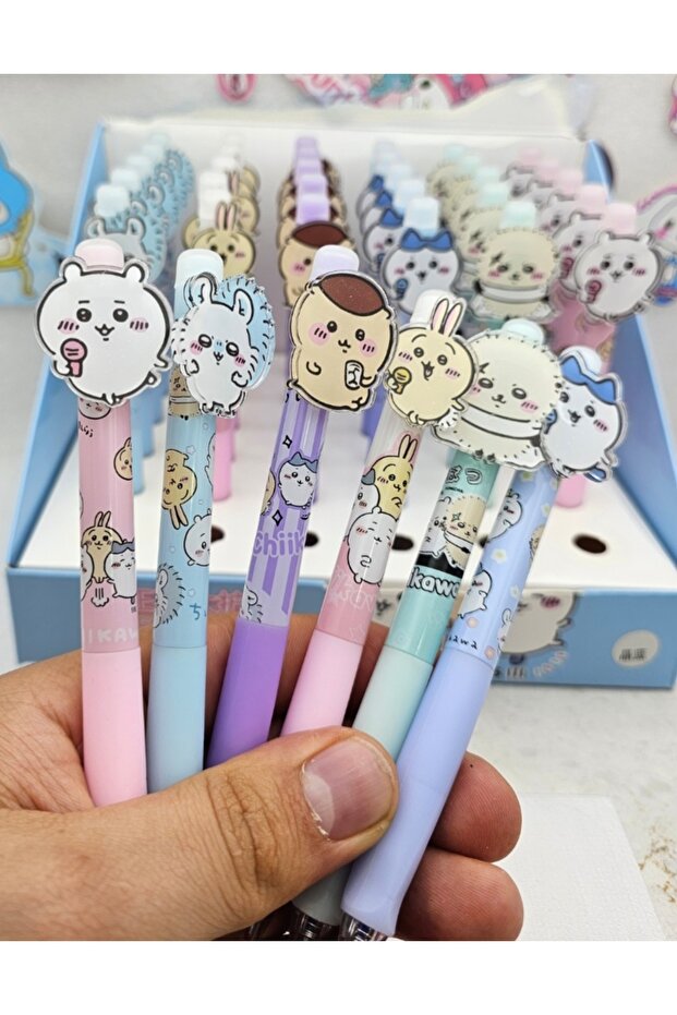 Sanrio Kawaii Cute Erasable Ballpoint Pen with Blue Ink Erasable Gift 1 Piece