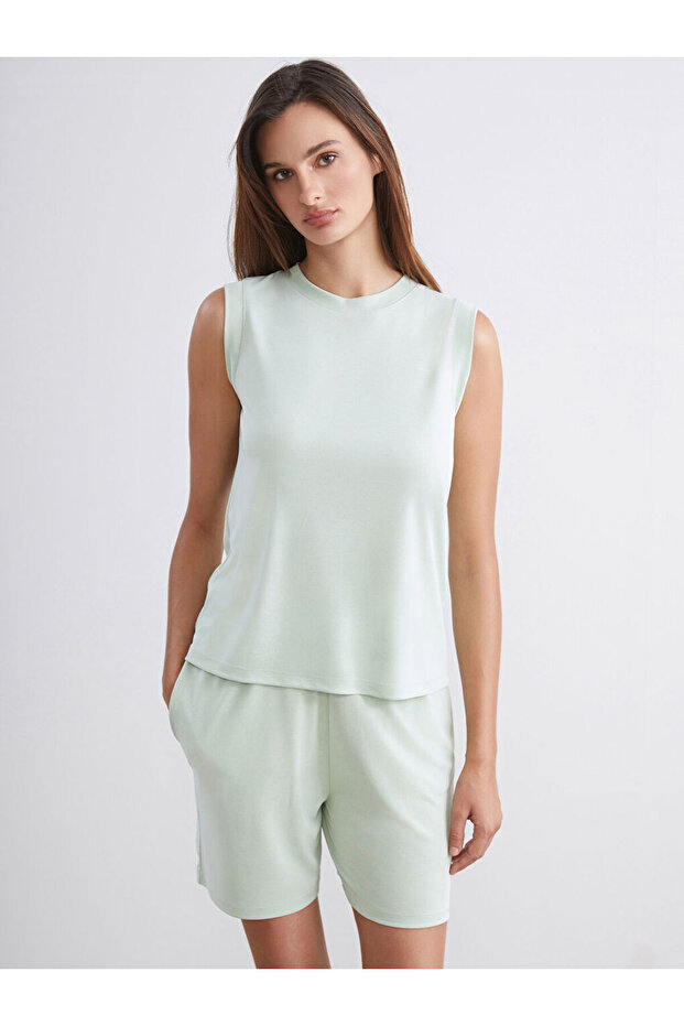 Rmz Gi̇yi̇m Farkiyla Zero Roba Collar Women's Undershirt