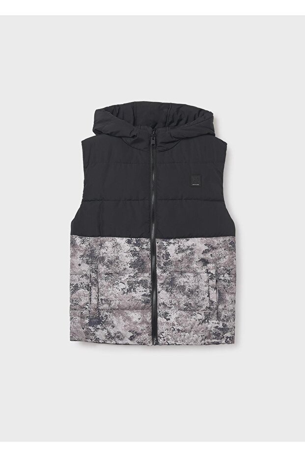 Black Boy's Reversible Inflatable Vest 7306