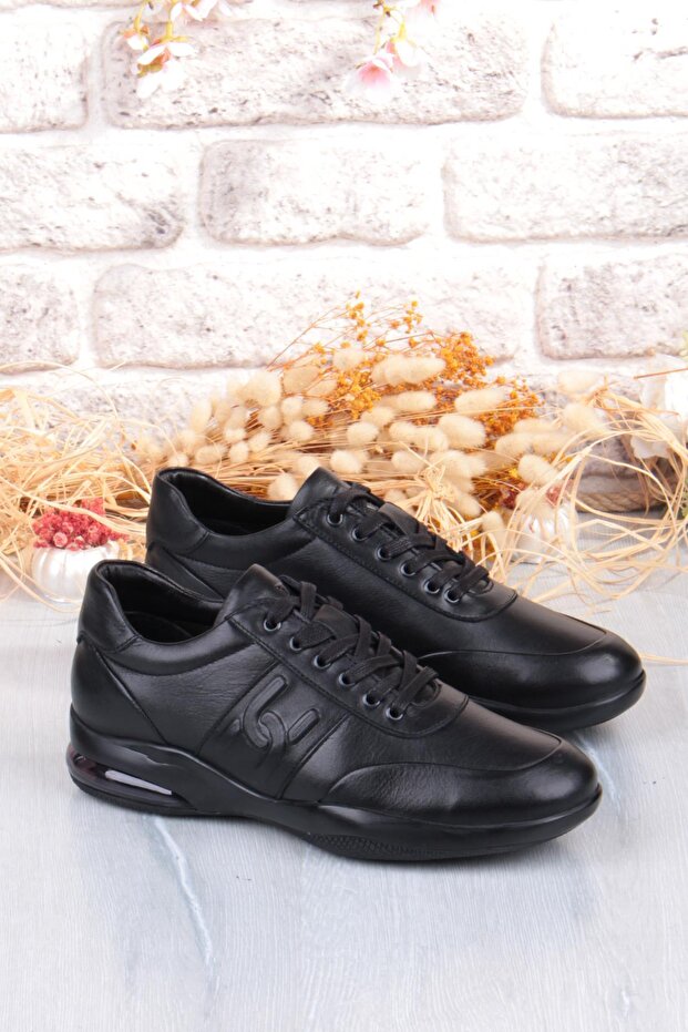 M337 Comfortable Rubber Air Sole Sole Genuine Leather Men's Shoes