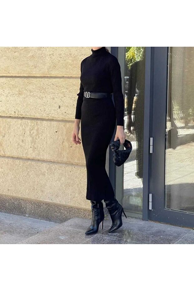 kaşkorse fitilli elbise - 1