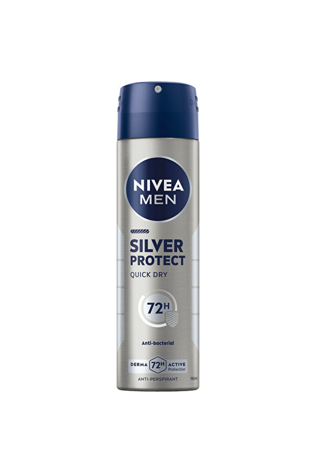 Nivea Silver Protect Men Deodorant Spray, 150ml