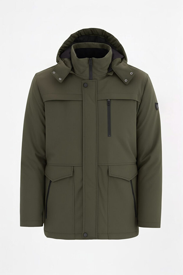 Men's Green Men's Winter Puffer Jacket – Warm, Lightweight, and Stylish Design Coat&Jacket