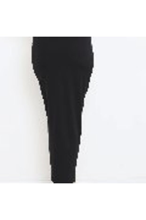 Scuba Fabric Pencil Skirt Black