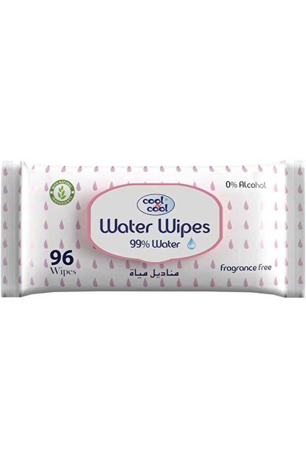 Baby Water Wipes, 96 Pieces