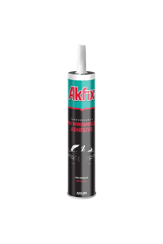 Pu Windshield Adhesive, Akfix, 300Ml, Black (Auto) (12)