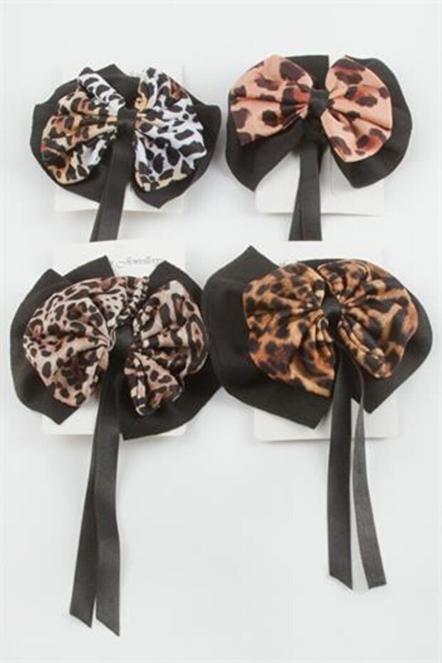 شريط مزين بنقشة الفهد بإبزيم أوتوماتيكي 15 سم - 1