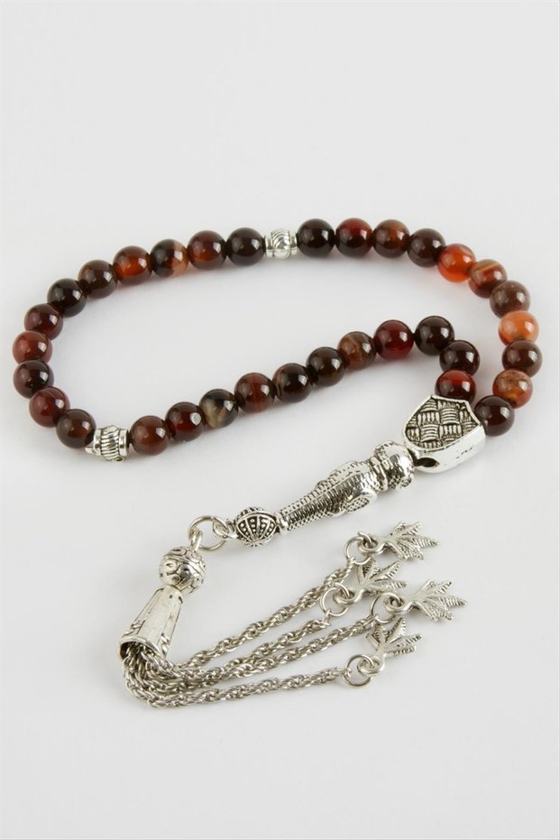 Agate Natural Stone Rosary 6 mm