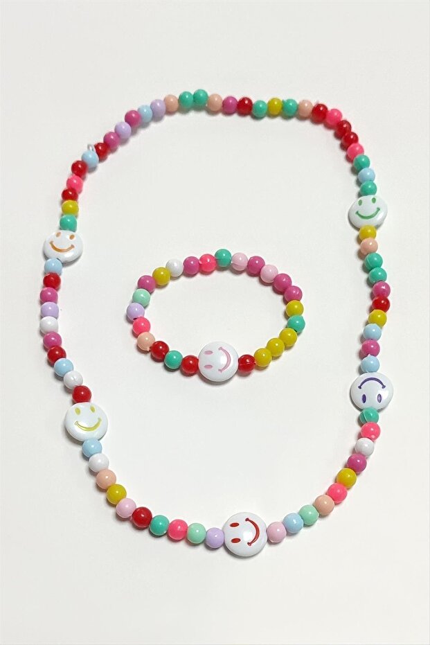 Emoji Bead Children's Set Necklace