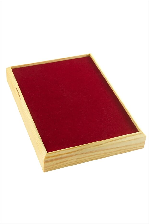 Wooden Anfora Fabric Piercing Earring Holder 18*24 cm