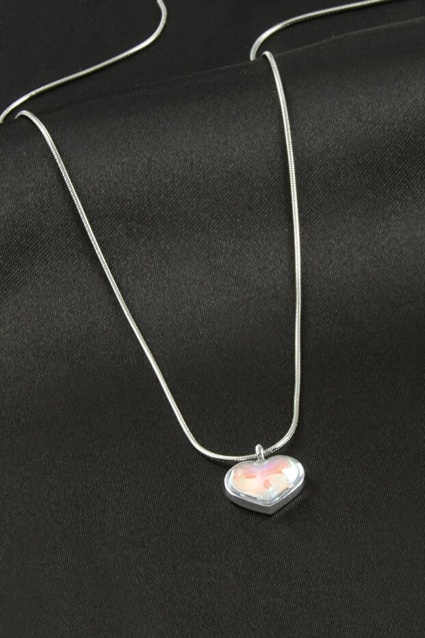 Tkçbj Heart Steel Necklace Tkçbj