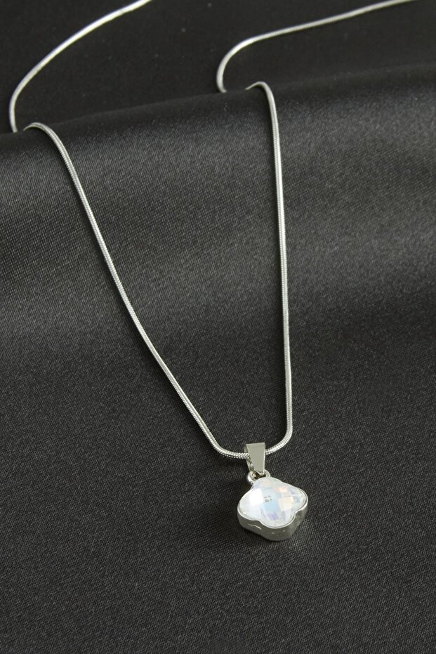Flower Steel Necklace