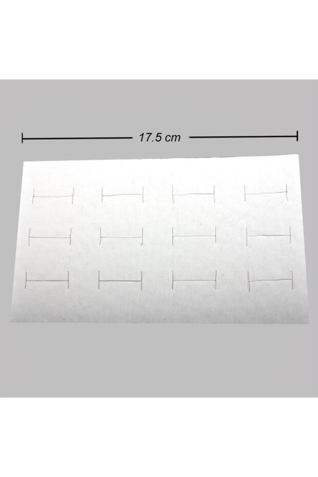 صندوق خواتم من إم إس إيه-شوب يحتوي على 12 قطعة، إسفنجي-أبيض - 2