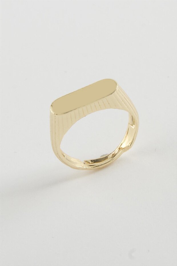 خاتم معدني قابل للكتابة عليه باسم SEPETIM - أصفر - 3