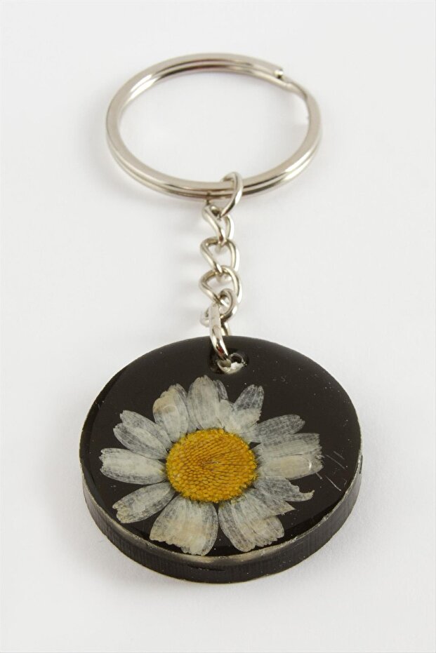 Daisy Epoxy Keychain - 1