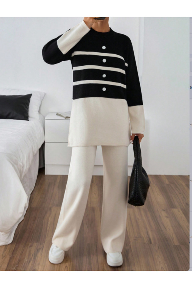 بدلة تريكو بأزرار - 2