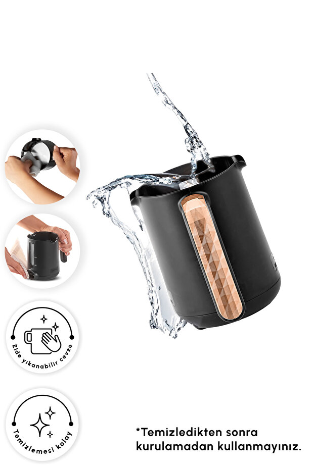 5 Cup Capacity Milk Beverage Preparation Turquoise Machine - Memory Hüps Quartz, Black Multiple - 6