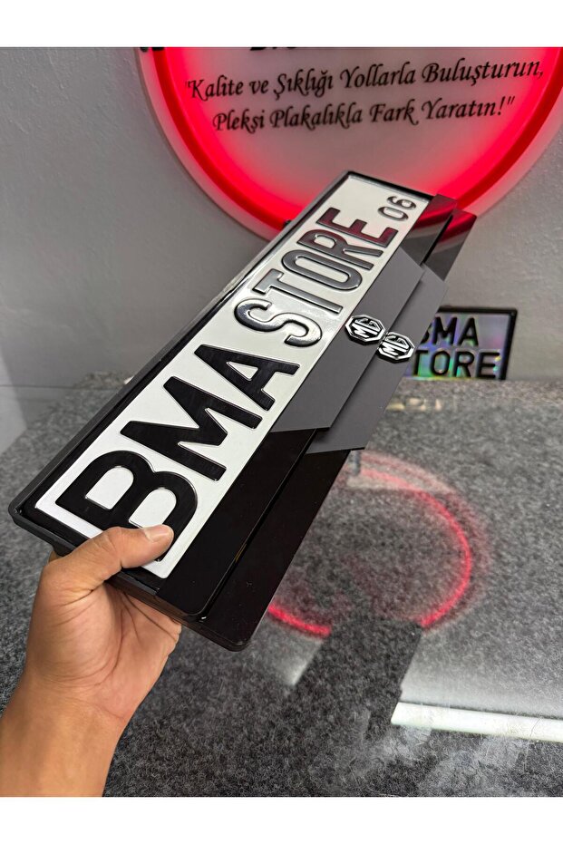 MG LOGOLU MAT MODEL PLKESİ PLAKALIK - 5